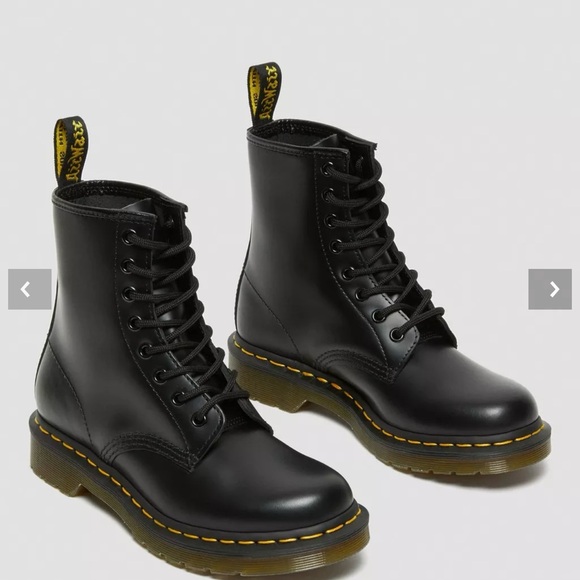 Dr. Martens Shoes - Dr. Martens Black Leather Boots 1460